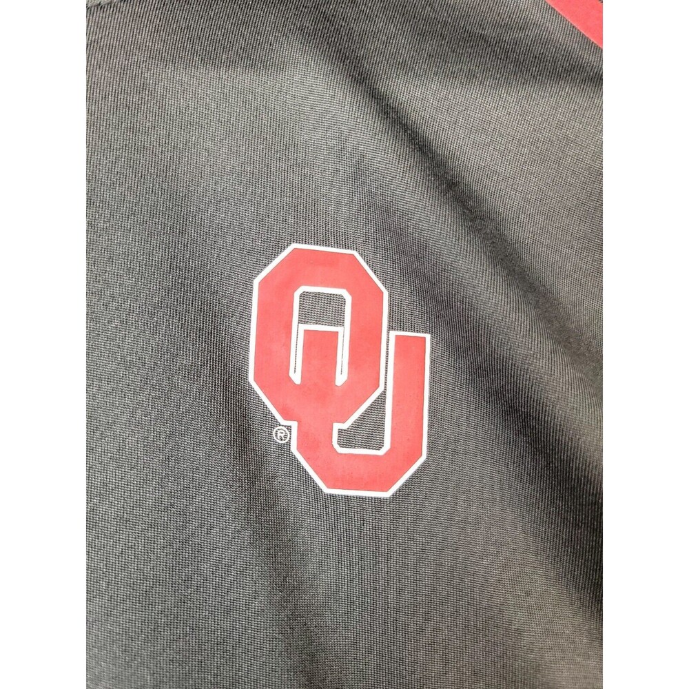 Oklahoma Sooners OU Nike Dri Fit Men Polo Shirt Size XL Black